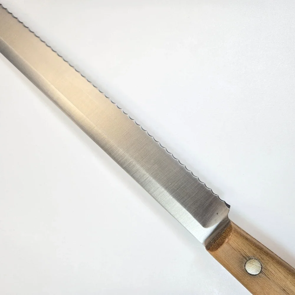 Chicago Cutlery BT10 10 inch Serrated Bread Knife Walnut Handle Made in USA